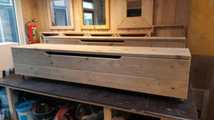 TV meubel gebruikt steigerhout