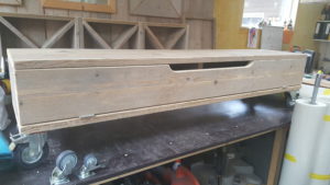 TV meubel gebruikt steigerhout