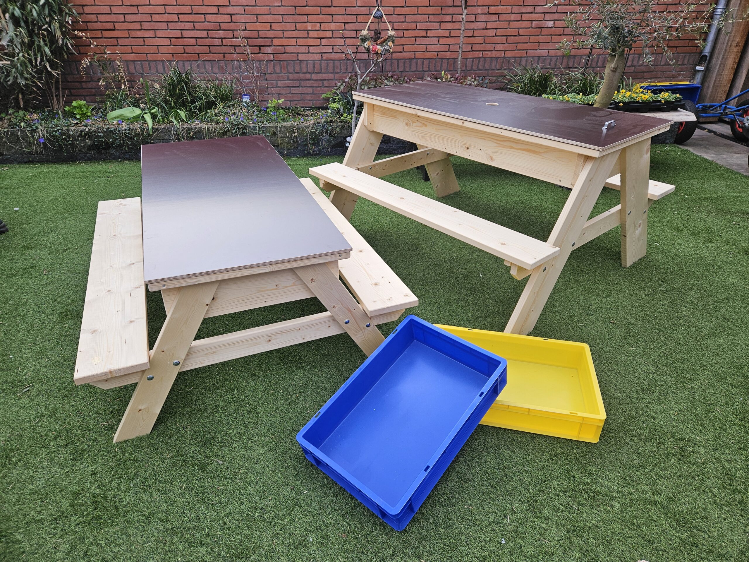 Zandtafel picknicktafel