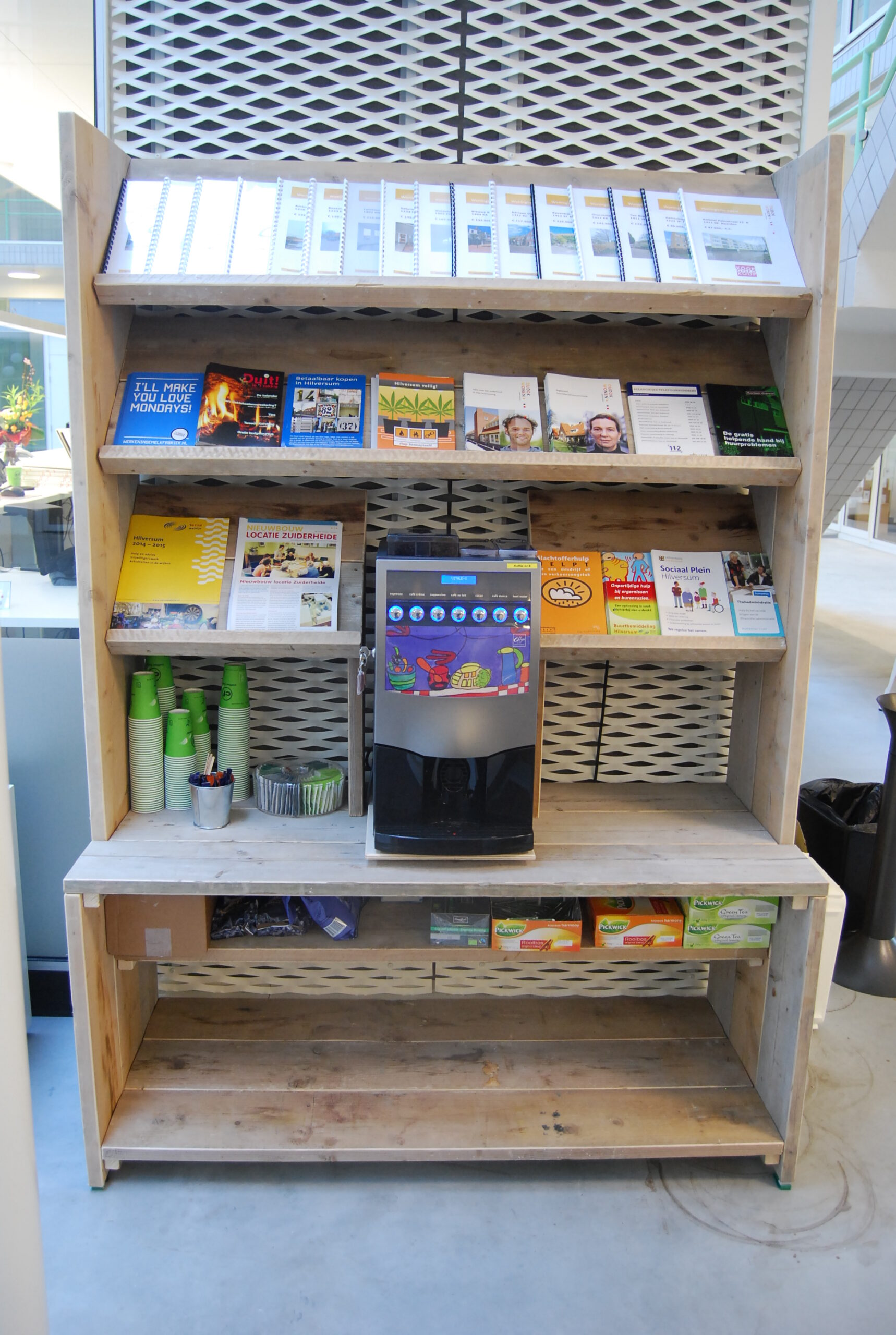 Buffetkast folderkast steigerhout