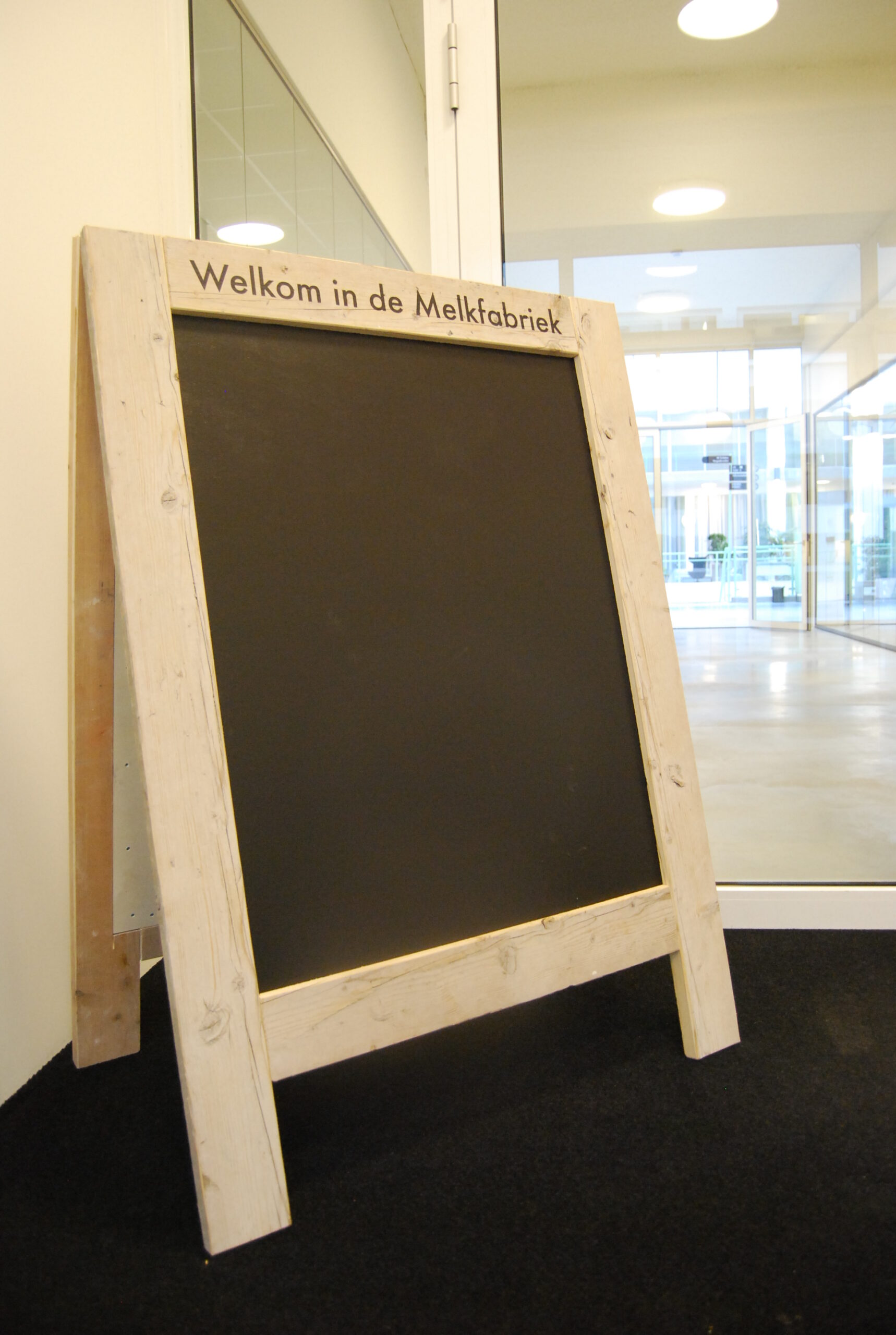 krijtbord schoolbord steigerhout