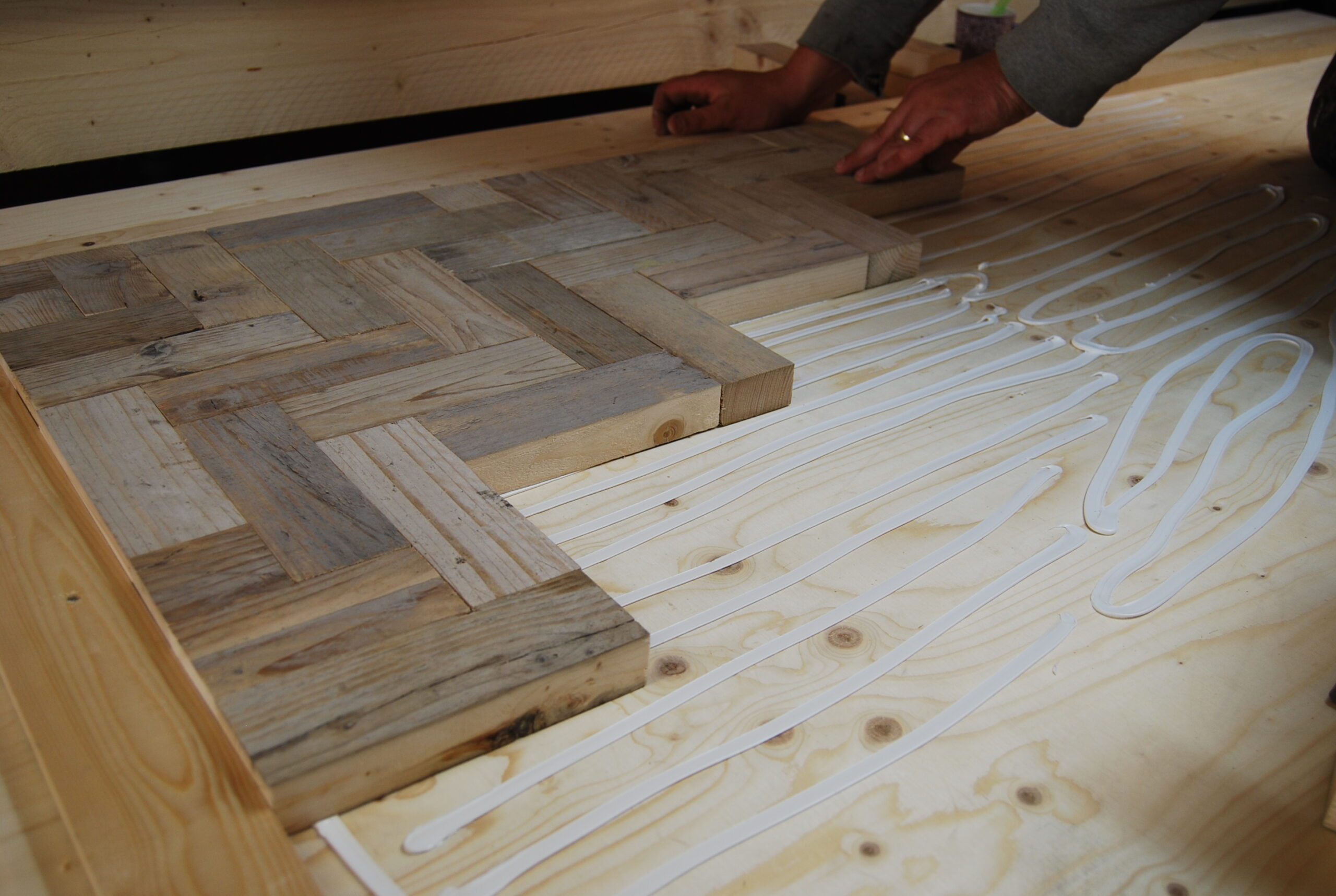 Tafel steigerhout