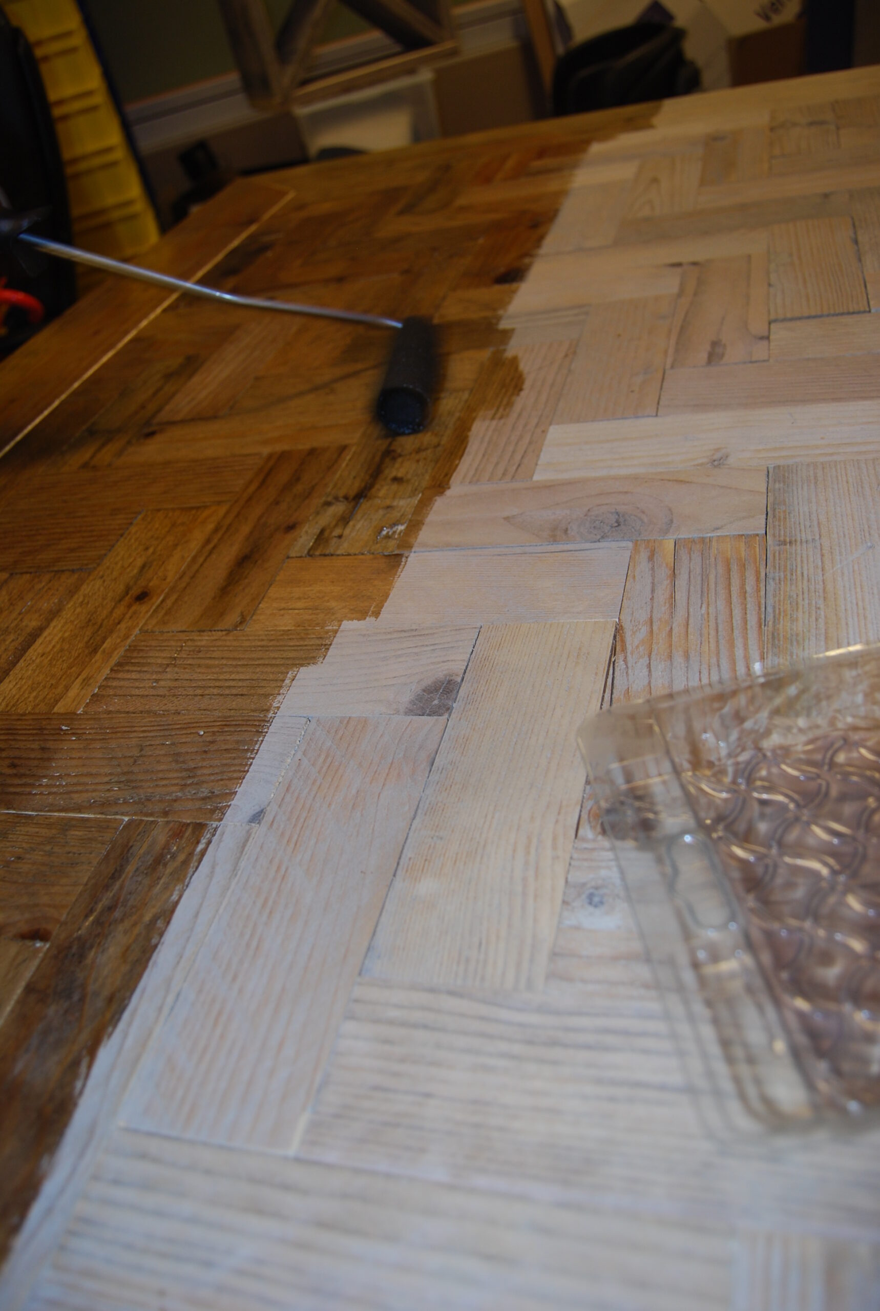 Tafel steigerhout