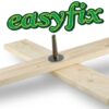 Houten Easyfix kerstboomstandaard kruisvoet met pin te koop in Hilversum