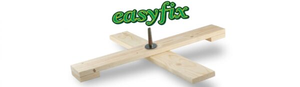 Houten Easyfix kerstboomstandaard kruisvoet met pin te koop in Hilversum