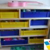Speelgoedkast steigerhout