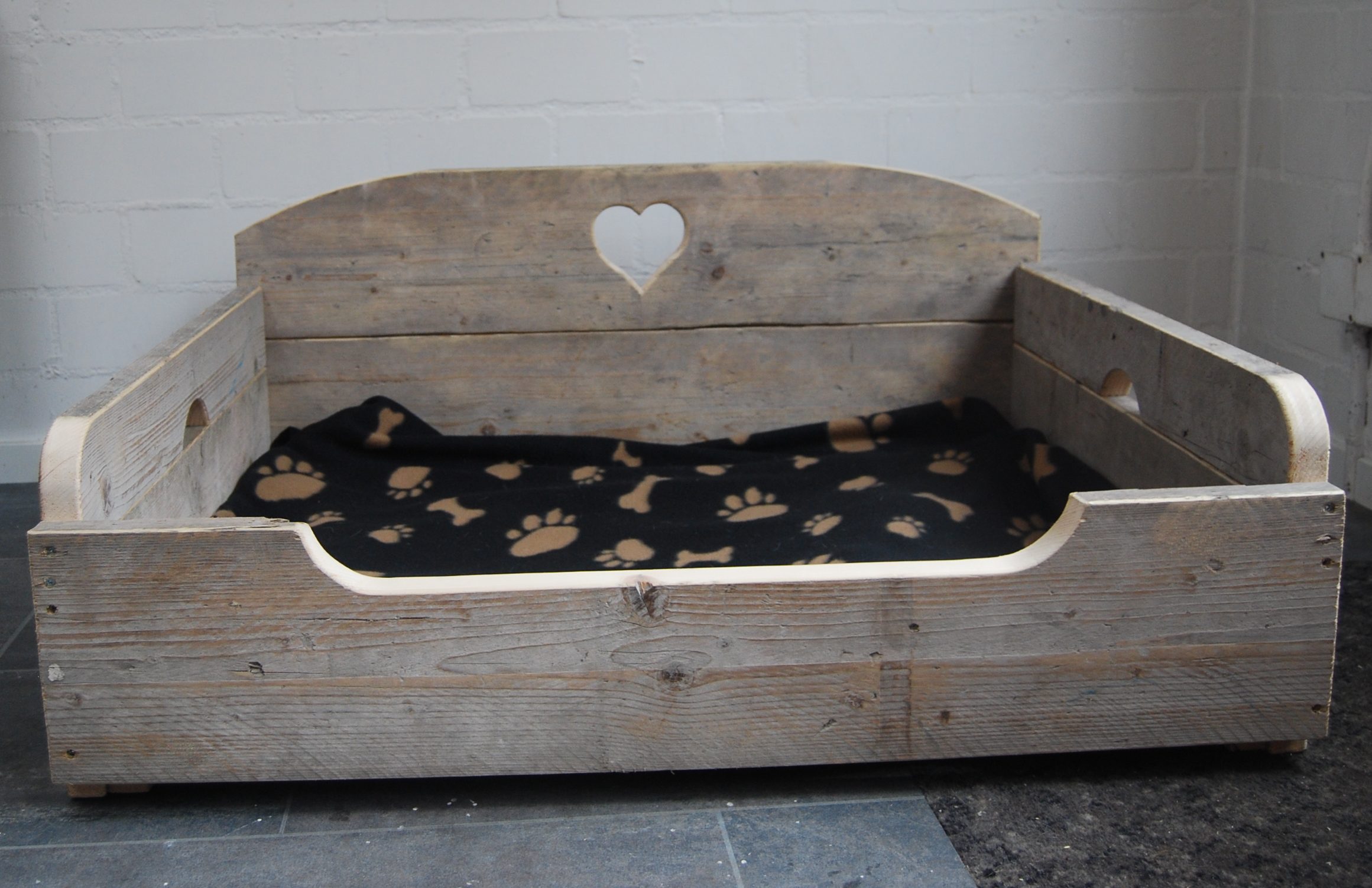 Hondenbed hondenmand steigerhout
