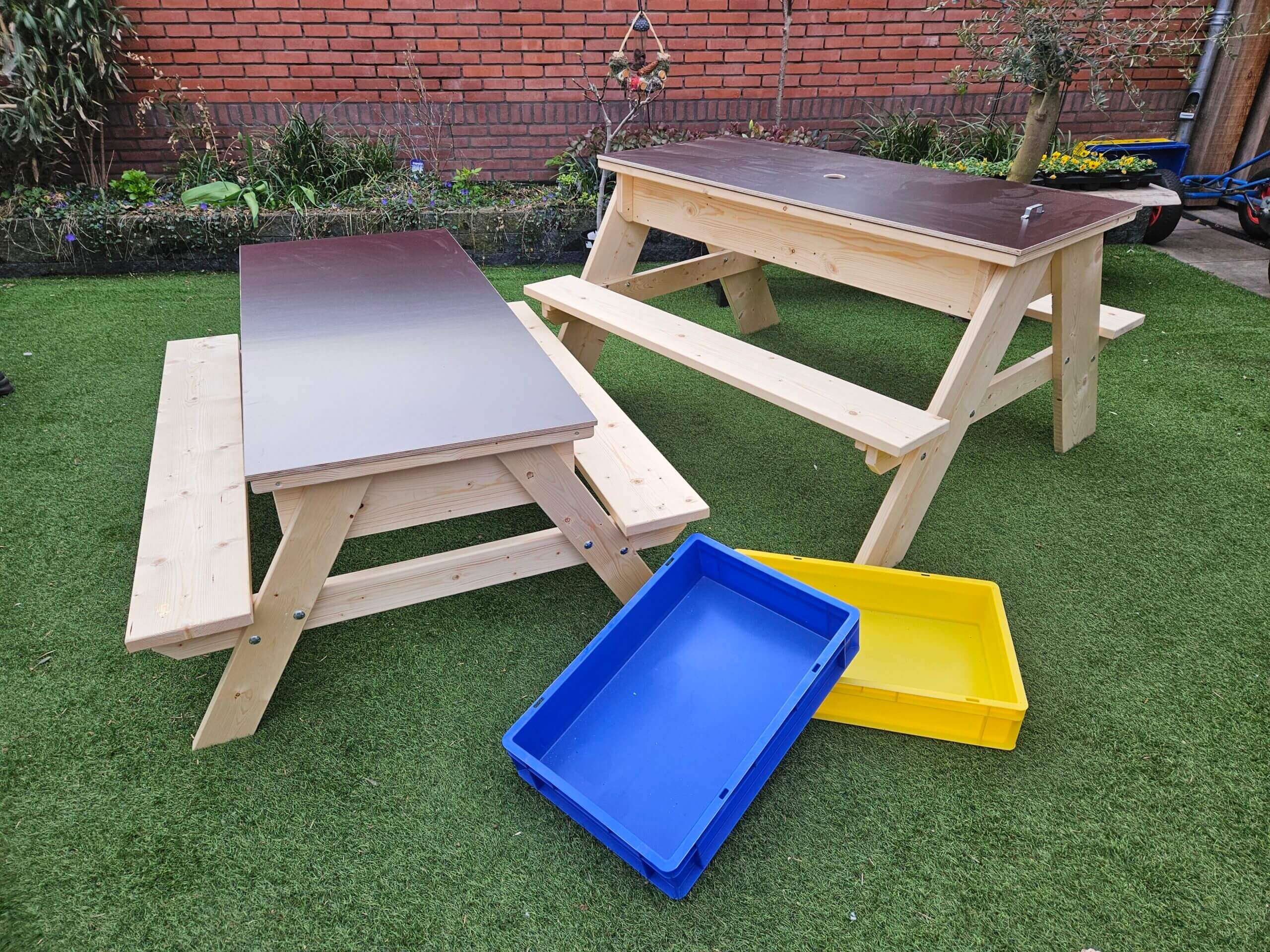 Zandtafel picknicktafel