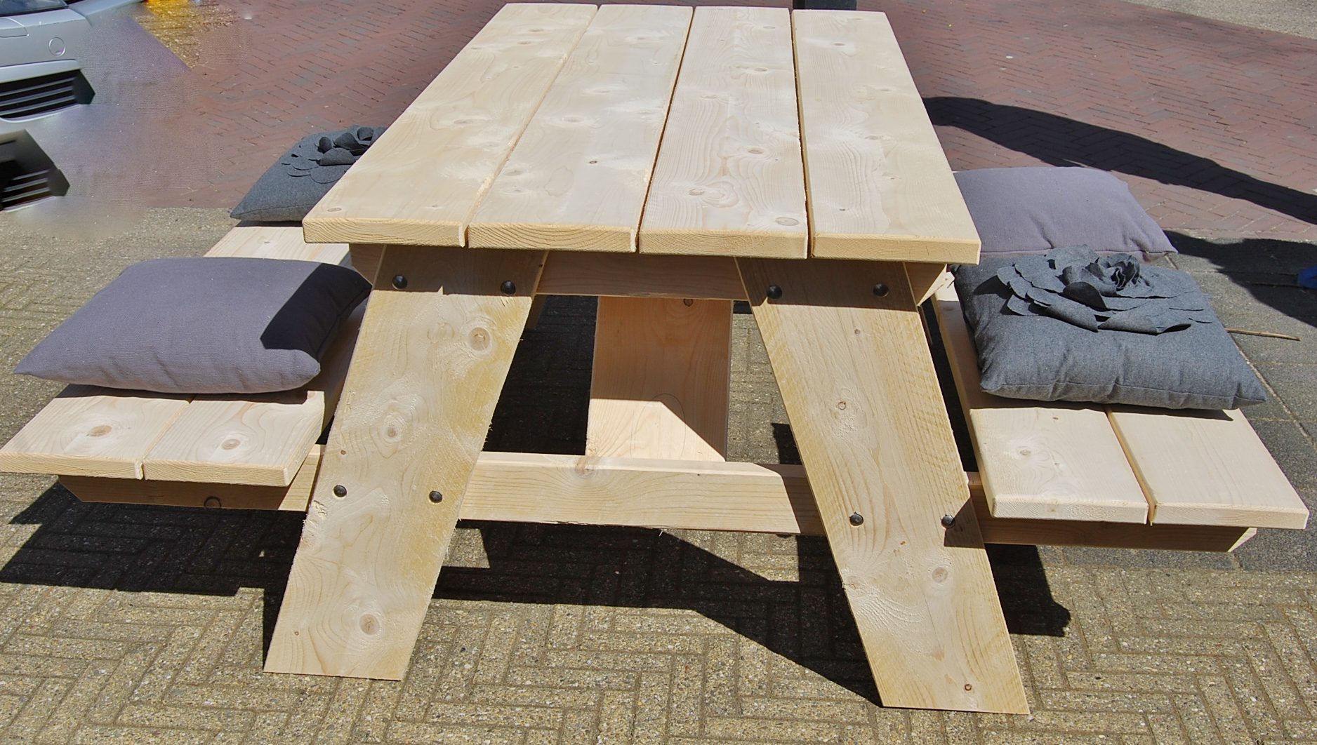 Picknicktafel steigerhout