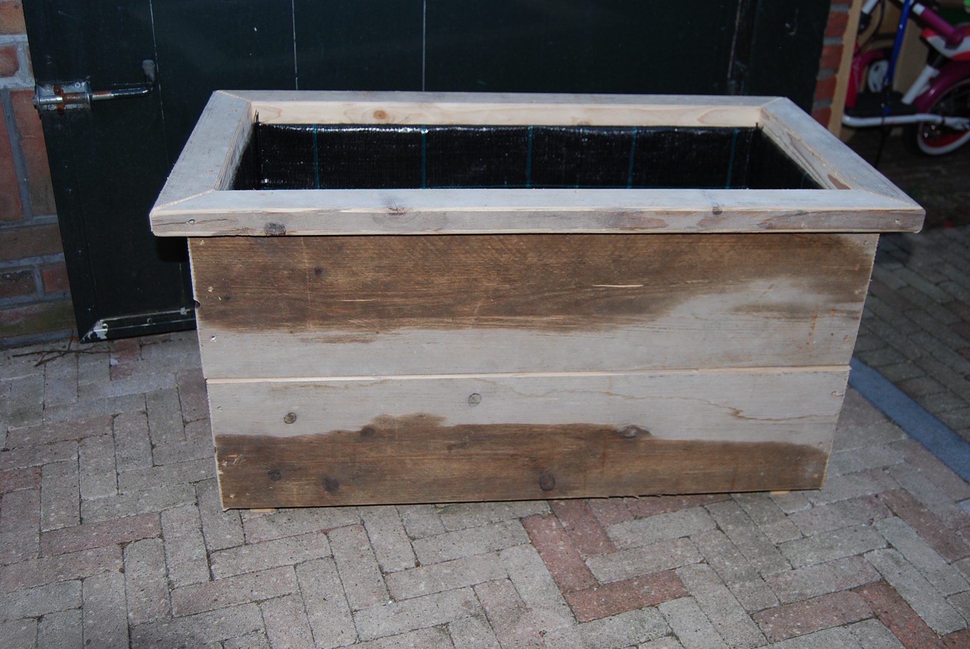 Plantenbak gebruikt / oud steigerhout