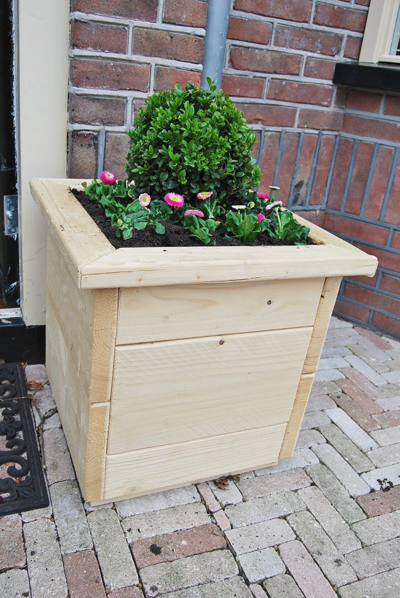 Plantenbak nieuw steigerhout
