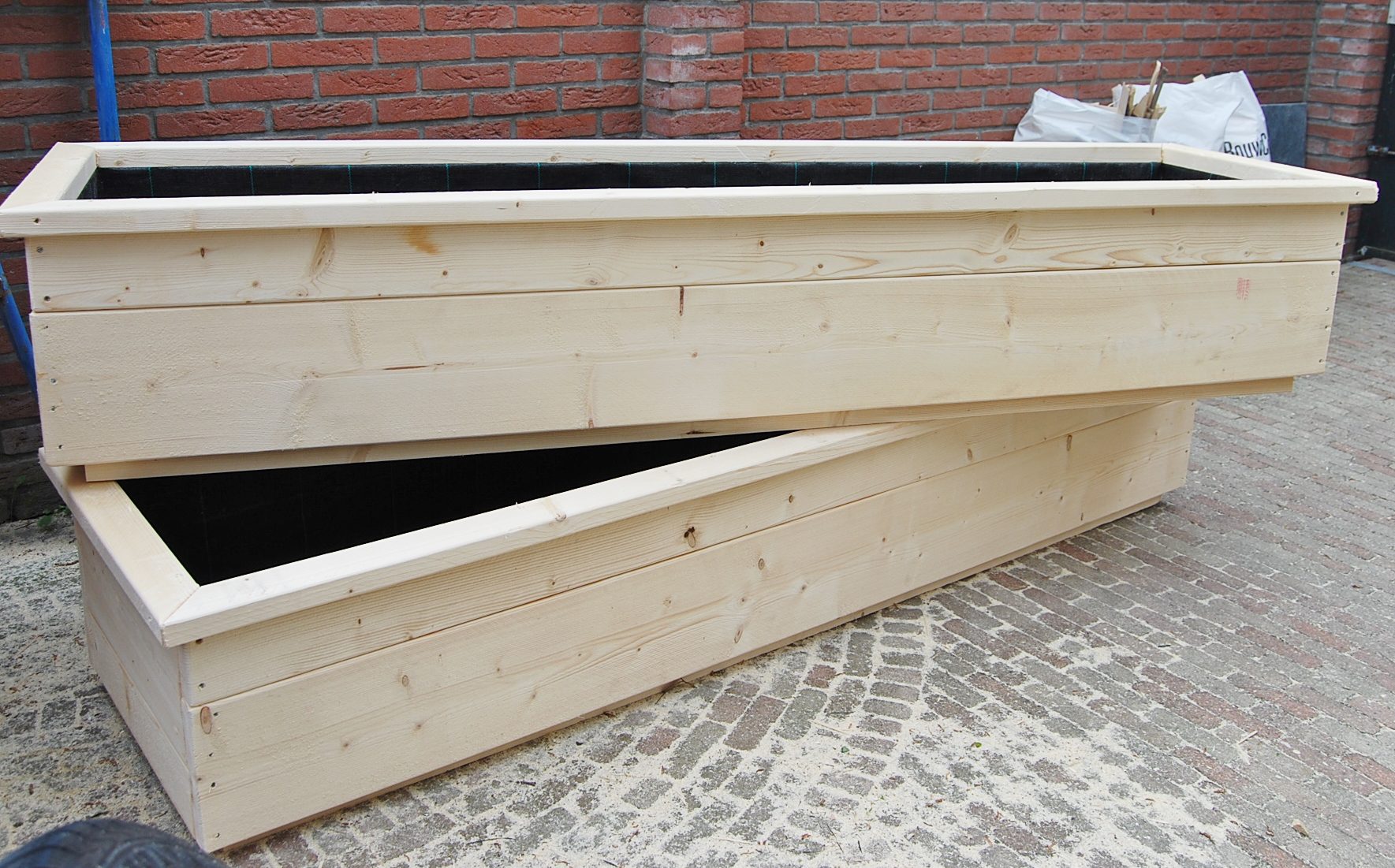 Plantenbak steigerhout