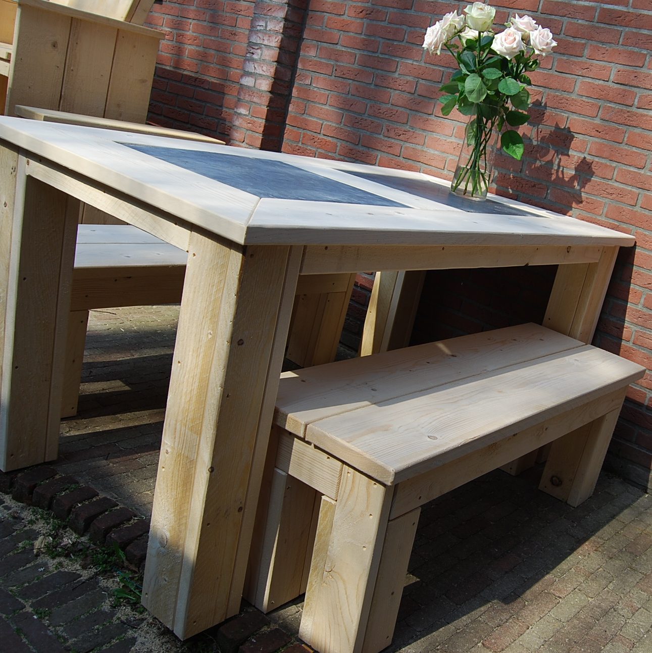 Tuinset nieuw steigerhout